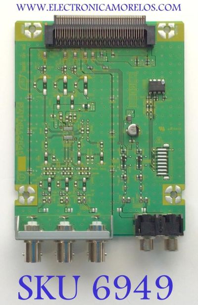 TARJETA (HA) PARA TV PANASONIC / NUMERO DE PARTE TNPA2845 / PANEL MC216F30F12 / MODELO TH-85PF12U